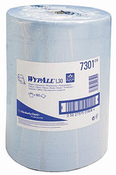 Протирочный материал Kimberly-Clark 7301 WYPALL L30, протирочные салфетки в рулонах (голубые)