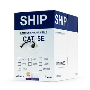 Кабель сетевой SHIP D106 UTP cat 5e Влагостойкий для наружных работ, фото 1