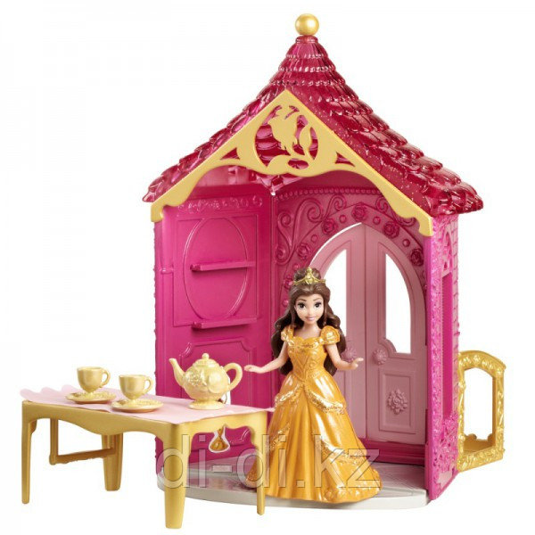 Disney Princess Кукла Белль и комната куклы с аксессуарами в асс