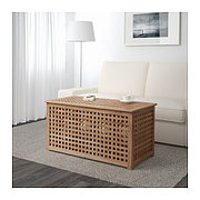 ХОЛ стол для хранения, акация, 98x50 см ИКЕА, IKEA