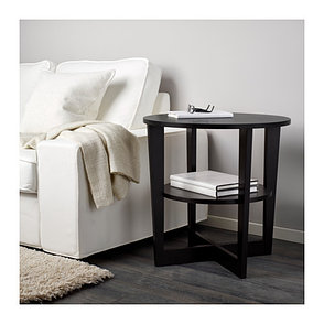 Придиванный столик ВЕЙМОН черно-коричневый ИКЕА, IKEA  , фото 2
