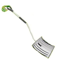 Лопата снеговая 465 х 340 мм метал. изогнутый обрез черенок, алюм ковш PALISAD 61573 (002)