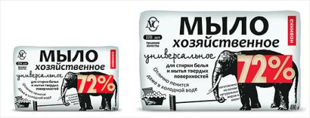 Мыло хозяйственное 72% Невская Косметика универсальное 4х100гр