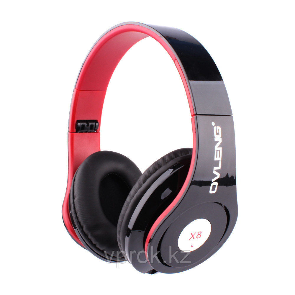 Наушники "Headphones+ microphone(iPHONE,iPAD)  OVLENG  X8,Ø 40mm,32Ω ±  15℅,102± 2 dB,20-20,000Hz,100mW"