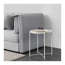 Стол сервировочный ГЛАДОМ белый ИКЕА, IKEA, фото 3