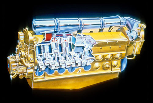 Коленвал двигателя EMD, турбокомпрессор двигателя EMD - фото 4 - id-p2396826
