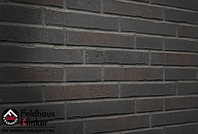 Клинкерная плитка "Feldhaus Klinker" для фасада и интерьера R737 vascu vulcano verdo