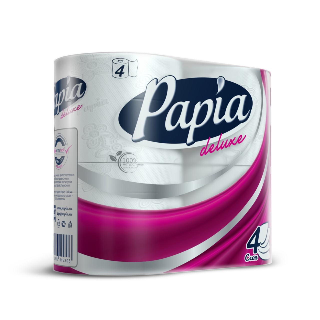 Туалетная бумага Папиа - Papia 4шт 4сл упаковка
