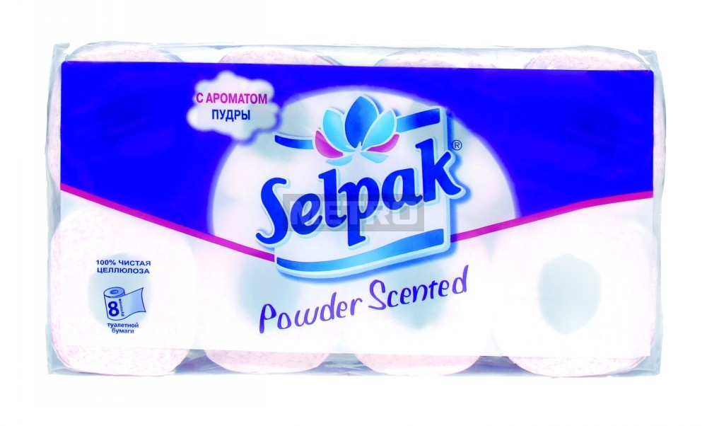 Туалетная бумага Селпак - Selpak 8шт 3сл упаковка