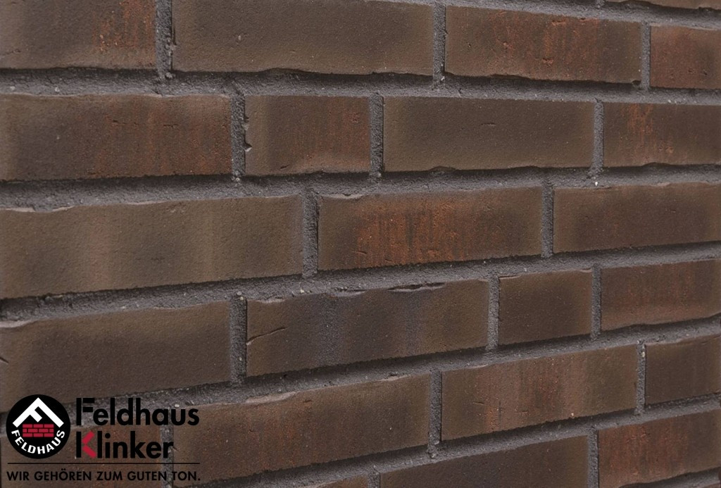 Клинкерная плитка "Feldhaus Klinker" для фасада и интерьера R748 vascu geo merleso, фото 1
