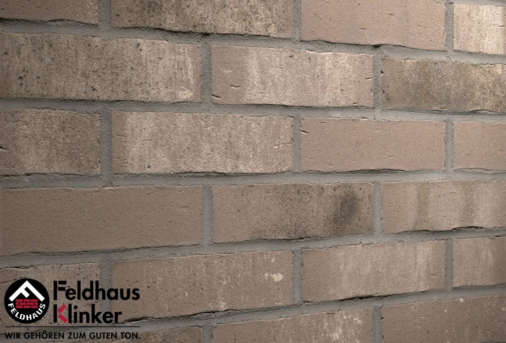 Клинкерная плитка "Feldhaus Klinker" для фасада и интерьера R764 vascu argo rotado