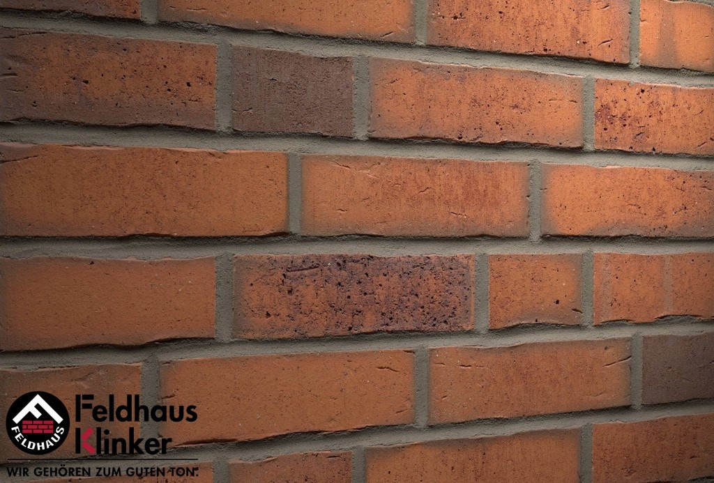 Клинкерная плитка "Feldhaus Klinker" для фасада и интерьера R765 vascu terracotta finoto, фото 1
