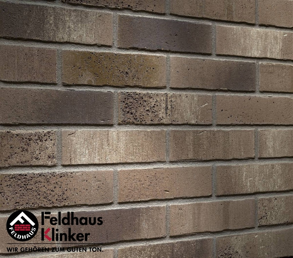 Клинкерная плитка "Feldhaus Klinker" для фасада и интерьера R775 vascu argo marengo