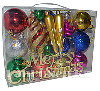 Набор новогодних шариков "Merry Christmas" А 777, фото 1