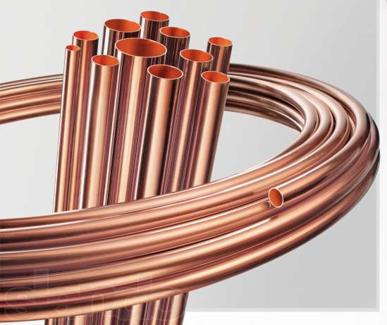Медная труба 3-5/8", ASTM B280/EN12735 для холодильной техники