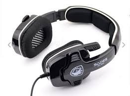 Наушники "Headphones+ microphone  SADES  SA922 Gaming Series for PC /PS3 / XBOX 360,Ø 40mm,32Ω ±  15℅"