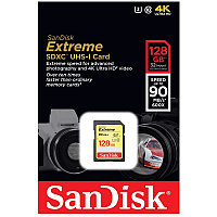 SanDisk Extrime 128GB SDHC 90MB/s Class 10