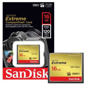 SanDisk Extrime 16GB CF 120MB/s - фото 1 - id-p39041931