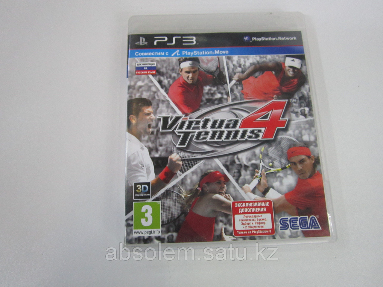 Игра для PS3 Virtua Tennis 4 Move на русском языке (вскрытый)
