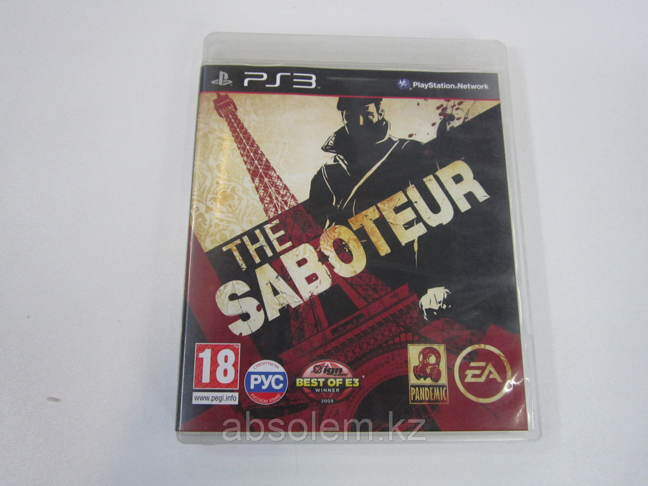 Игра для PS3 The Saboteur на русском языке (вскрытый)