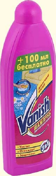 Шампунь для ковров Vanish 3в1 750мл ручной