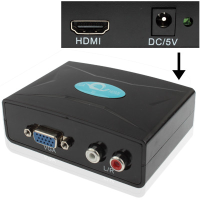 Конвертер VGA/изображение/ +2RCA/звук/-HDMI FY1316 - фото 2 - id-p39050595
