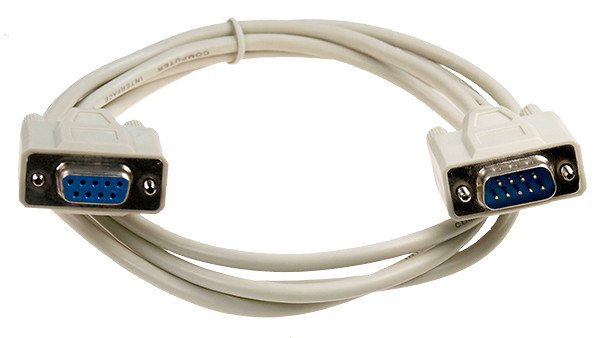 кабель COM RS232 DB9 для компьютеров, ресиверов и принтеров, 9M/9F RS232 1.3м