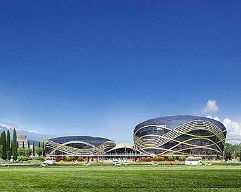 Гидроизоляция пандуса паркинга ПВХ мембраной "ДЕКОПРАН" на Ледовой Арене г.Алматы 5