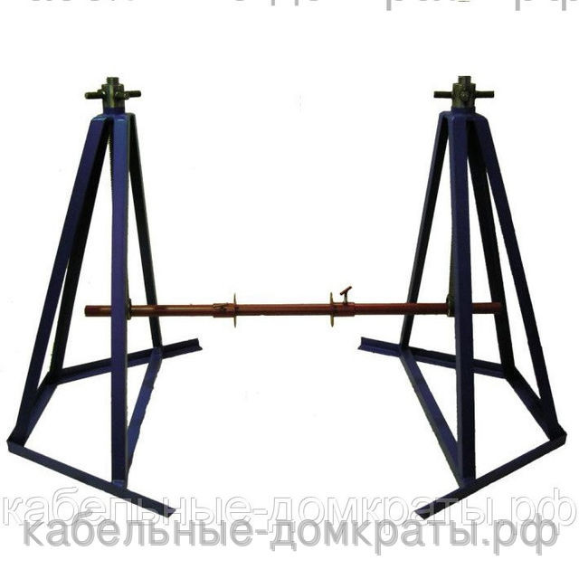 ДК-5В Домкрат кабельный винтовой, г/п до 5000 кг (в комплекте с осью и башмаками)