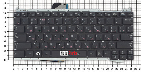 Клавиатура для ноутбука Samsung NC110, RU, черная, фото 2
