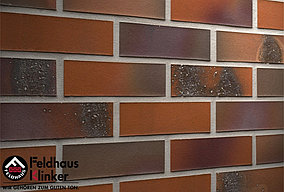 Клинкерная плитка "Feldhaus Klinker" для фасада и интерьера R582 salina terreno bluastro