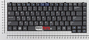 Клавиатура для ноутбука Samsung R60, R70, R510, RU, черная