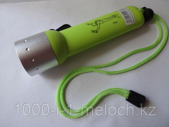 Светодиодный подводный фонарь BL PF02, водонепроницаемый ручной фонарик, Алматы, фото 1