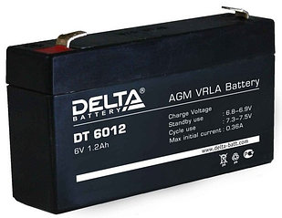 Аккумулятор DELTA DT, 6V  - 1.2A (DT 6012)