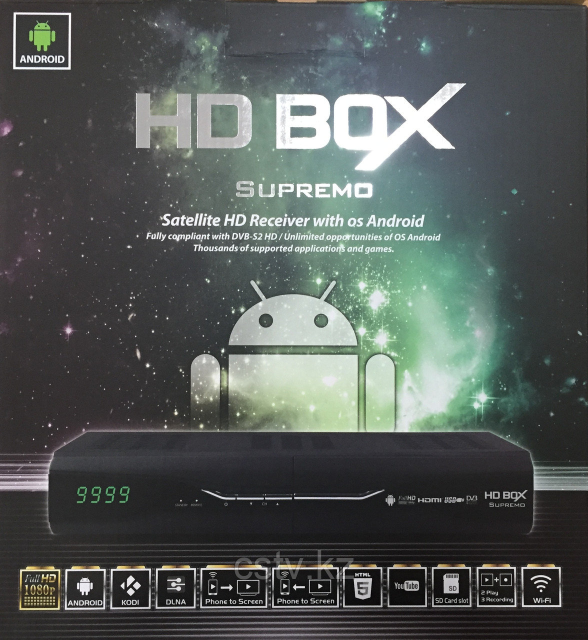 Спутниковый ресивер HD BOX Supremo ( Android + Lunux )