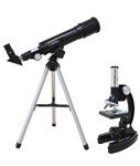 Набор Bresser National Geographic: телескоп 50/360 AZ и микроскоп 300x 1200x