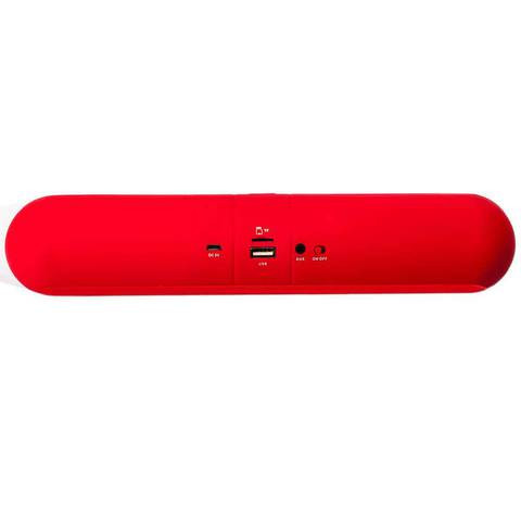 Колонка беспроводная с поддержкой FM-радио, TF и USB-флеш P1-112 (Красный) - фото 2 - id-p39091195
