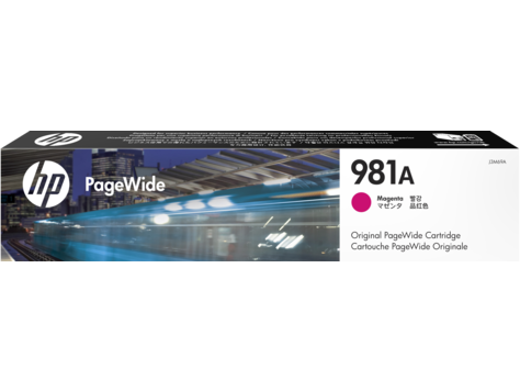 HP J3M69A Оригинальный картридж HP PageWide, Красны,й HP 981A.