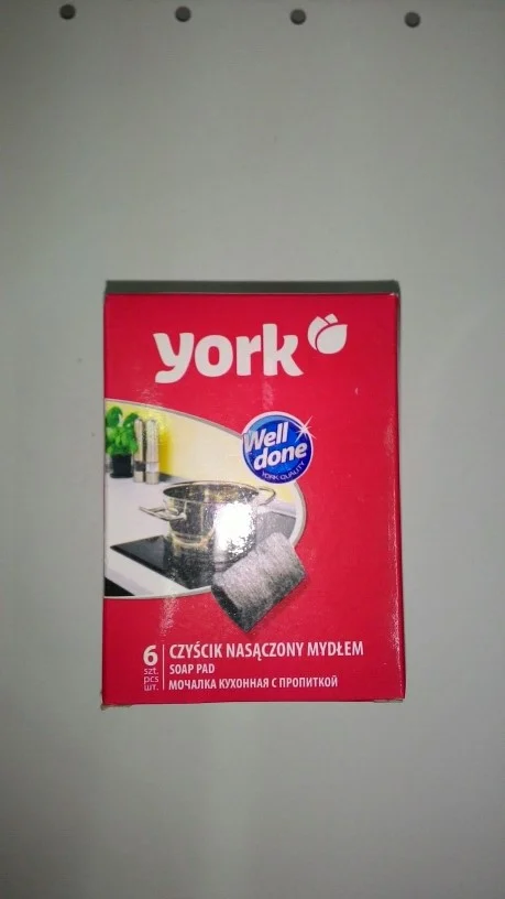 Губка для посуды Йорк - YORK 6шт пропитка 0501
