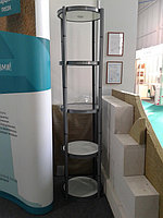 Застройка  выставочной экспозиции площадью 13,5 кв.м мобильными  конструкциями. 7