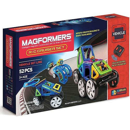 Magformers Магнитный конструктор Набор R/C Cruiser Set из 52 элементов