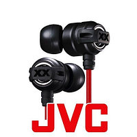 Наушники "Headphones for iPad / MP3 / iPone  JVC HA-FX1X Noise isolation, Ø15mm, 104dB/mW,5-23,000Hz,1.2m"