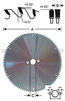 Пильные диски по алюминию твердосплавные +5°