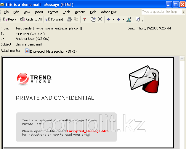 Trend Micro Email Encryption - фото 2 - id-p39131259