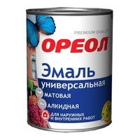 Эмаль для радиаторов алкидная (белая) 1 кг Ореол 1349
