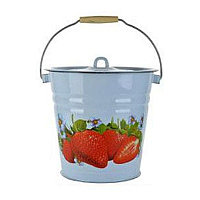 Ведро 12л  "Сочная клубника" С-1224Ц/4Км