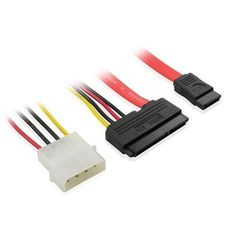 Кабель SATA 22pin - SATA 7pin, Molex 4pin 