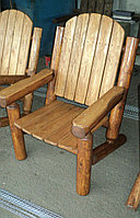 Деревянное кресло шезлонг