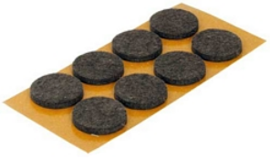 Подпятник фетровый самоклеющ.коричневый    22mm, фото 1