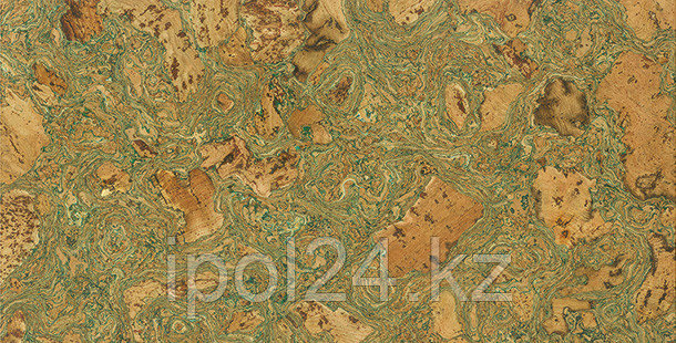 Пробковые панели Twist green